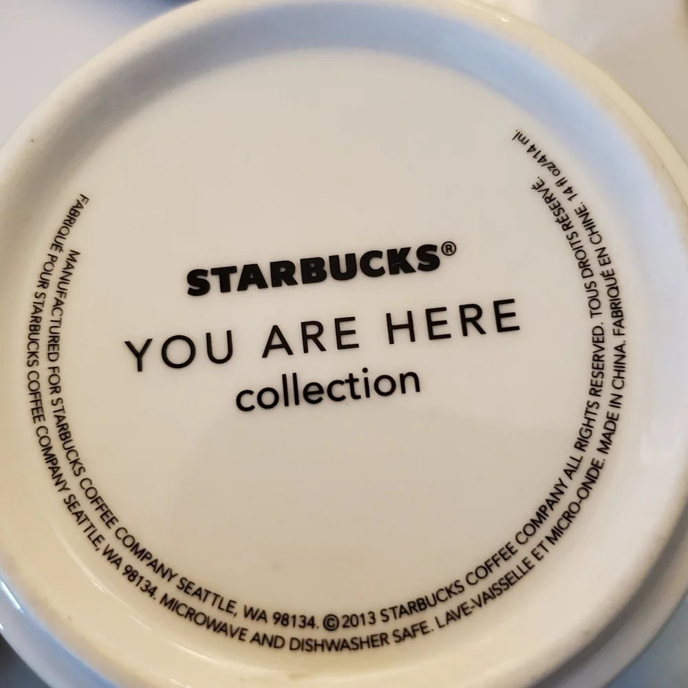Starbucks Colorado Mug You Are Here 2013 Collection 14oz Never Used